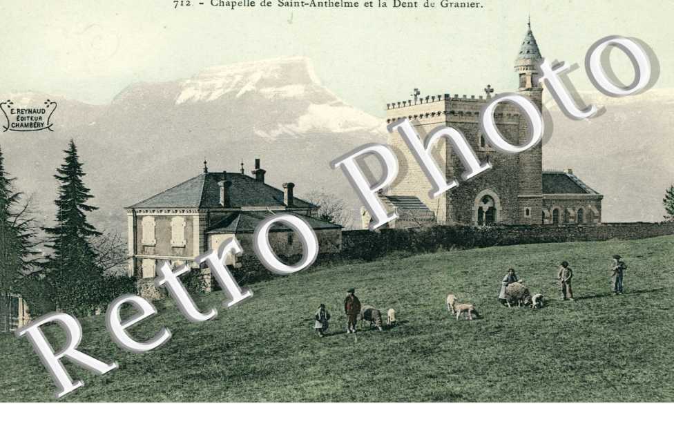 Chapelle de Saint-Anthelme et la Dent de granier
