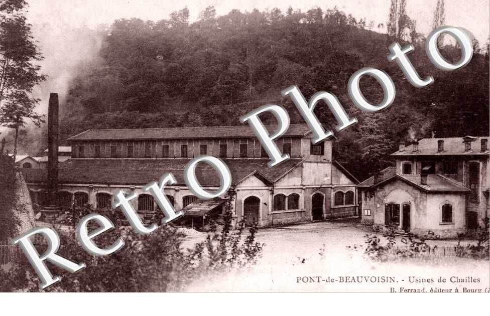 Pont de Beauvoisin, Usines de Chailles