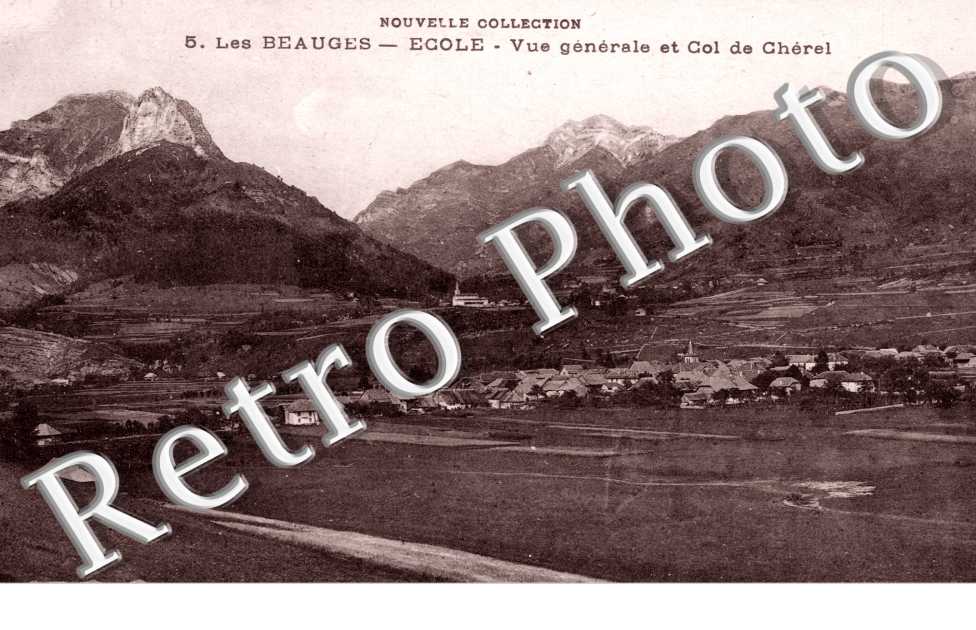 Vue generale et le Col de Cherel