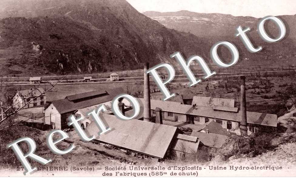 societe universelle d'explosifs - usine Hydro-electrique des fabriques