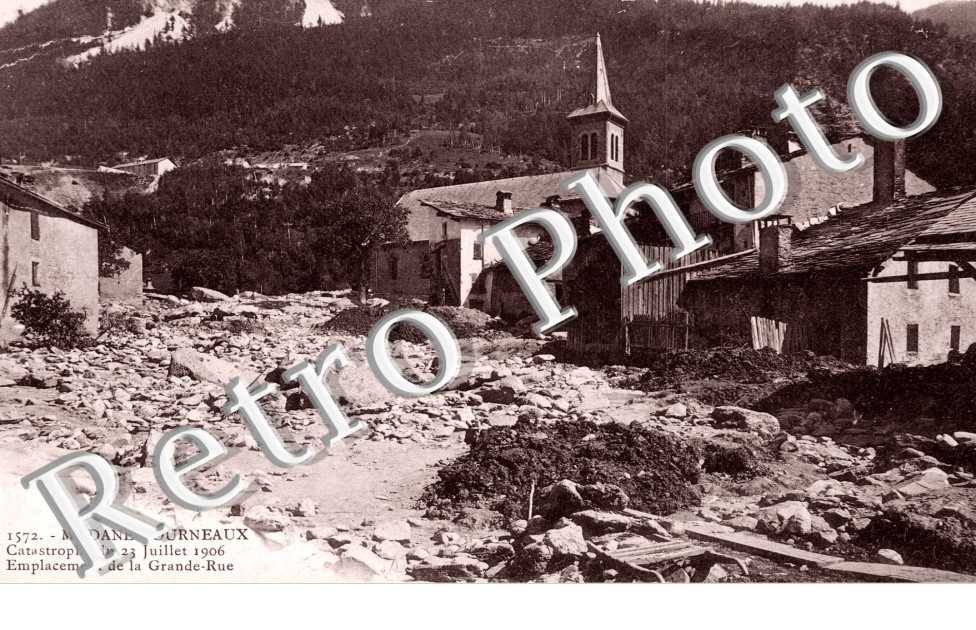 Catastrophe du 23 juillet 1906, Emplacement de la Grande Rue