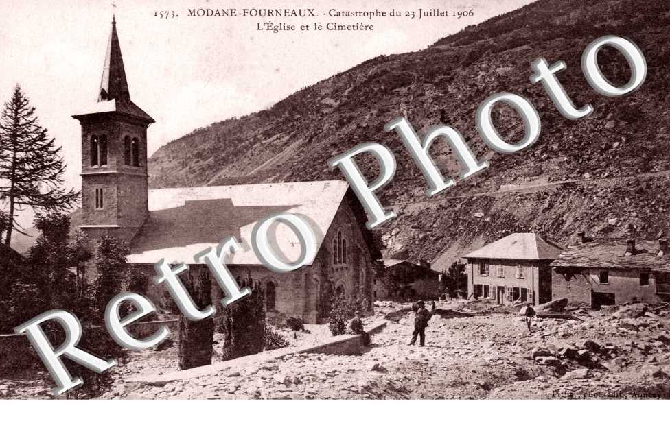 Catastrophe du 23 juillet 1906, L'Eglise et le Cimetiere