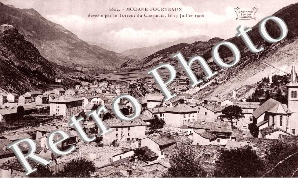 Devaste par le Torrent du Charmaix le 23 juillet 1906