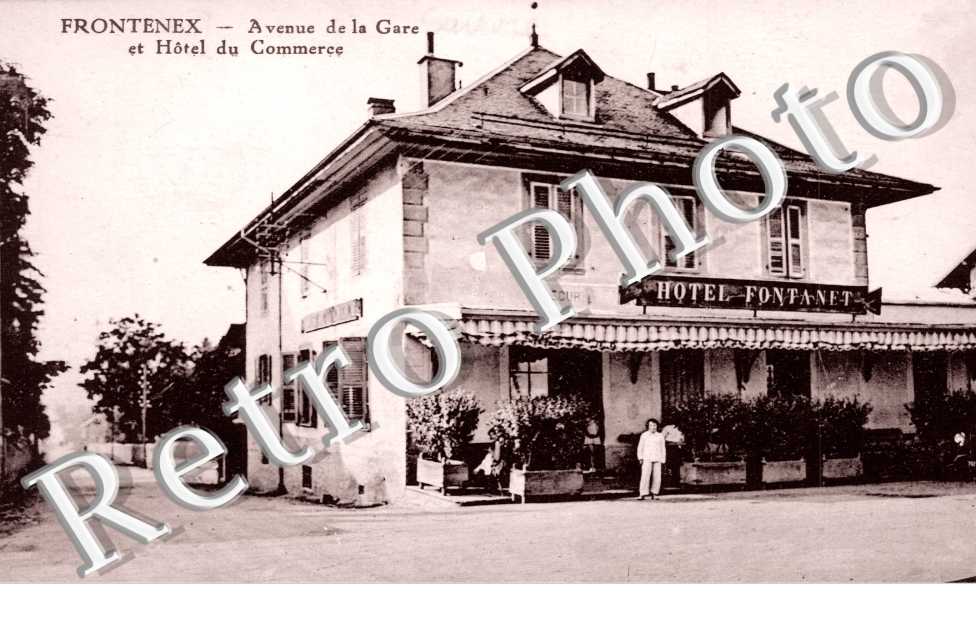 Avenue de la gare et hotel du commerce