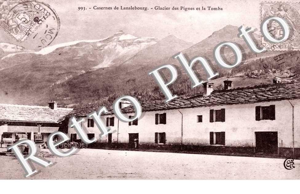 Les Casernes, Glacier des Pignes et la Tomba