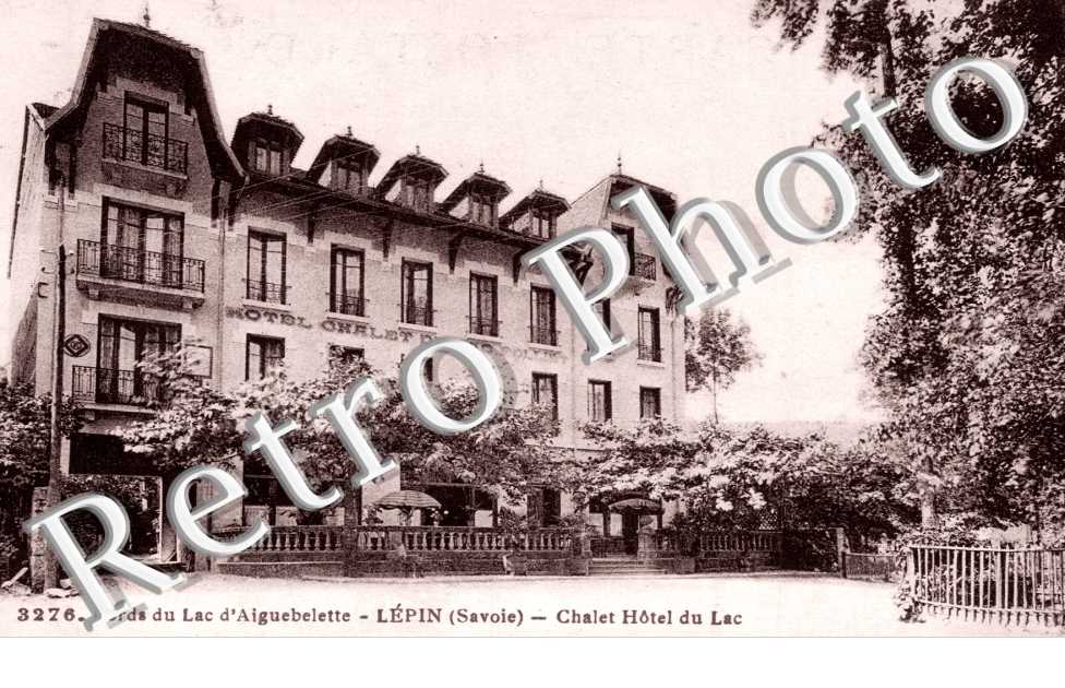 bords du lac d'Aiguebelette, chalet hotel du Lac