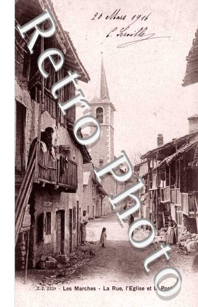  La Rue, l'Eglise et la Poste