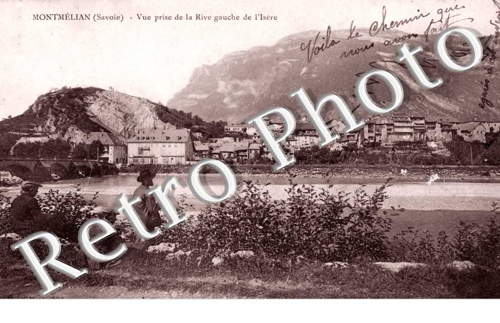 Vue prise de la Rive gauche de l'Isere
