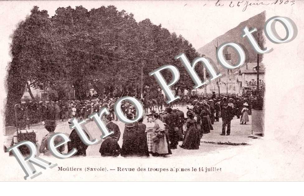 Revue des troupes alpines le 14 juillet
