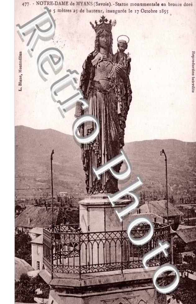 La Statue inauguree le 17 octobre 1855
