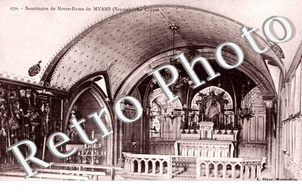 Sanctuaire de Notre Dame de Myans, la Crypte