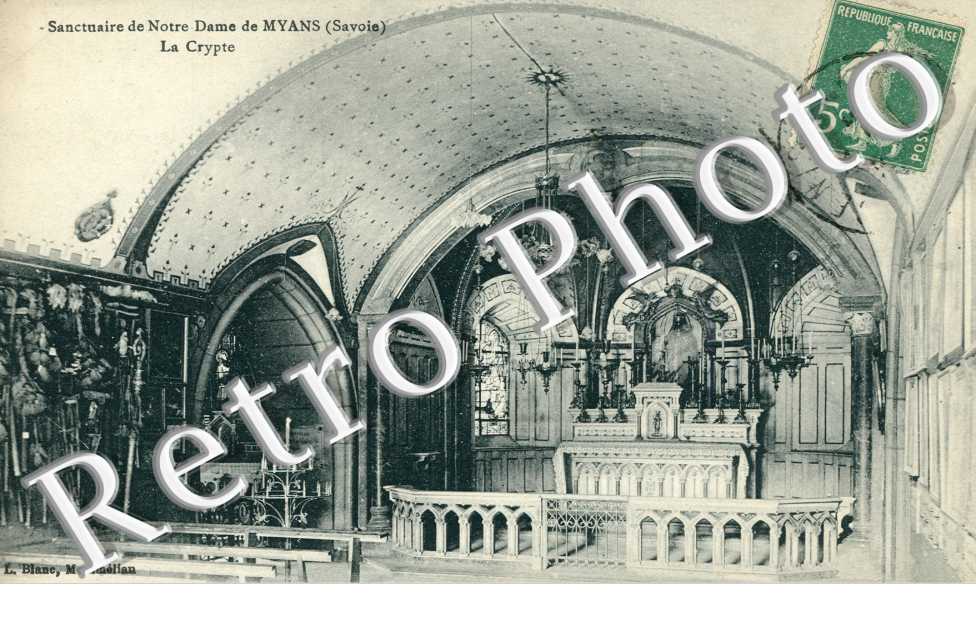 Sanctuaire de Notre Dame de Myans, la Crypte