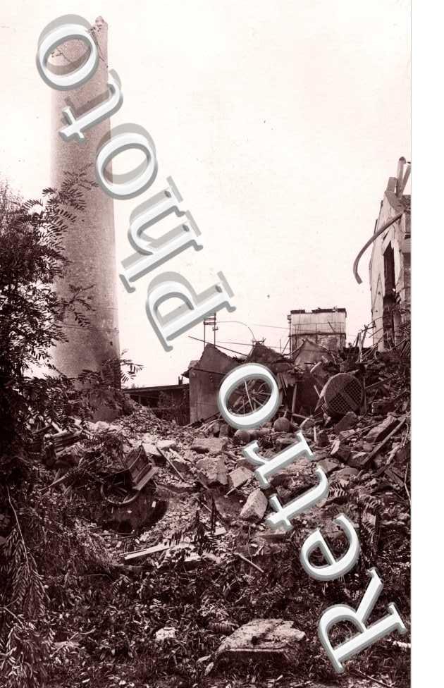 La teinturerie apres le bombardement du 17/9/1915