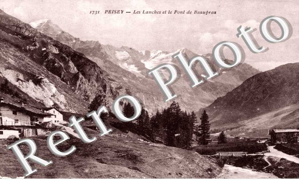 Les Lanches et le Pont de Beaupraz