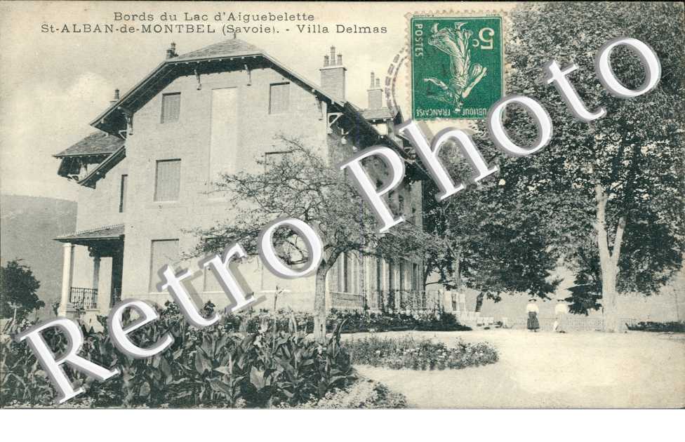  bords du  lac d'Aiguebelette, villa Delmas