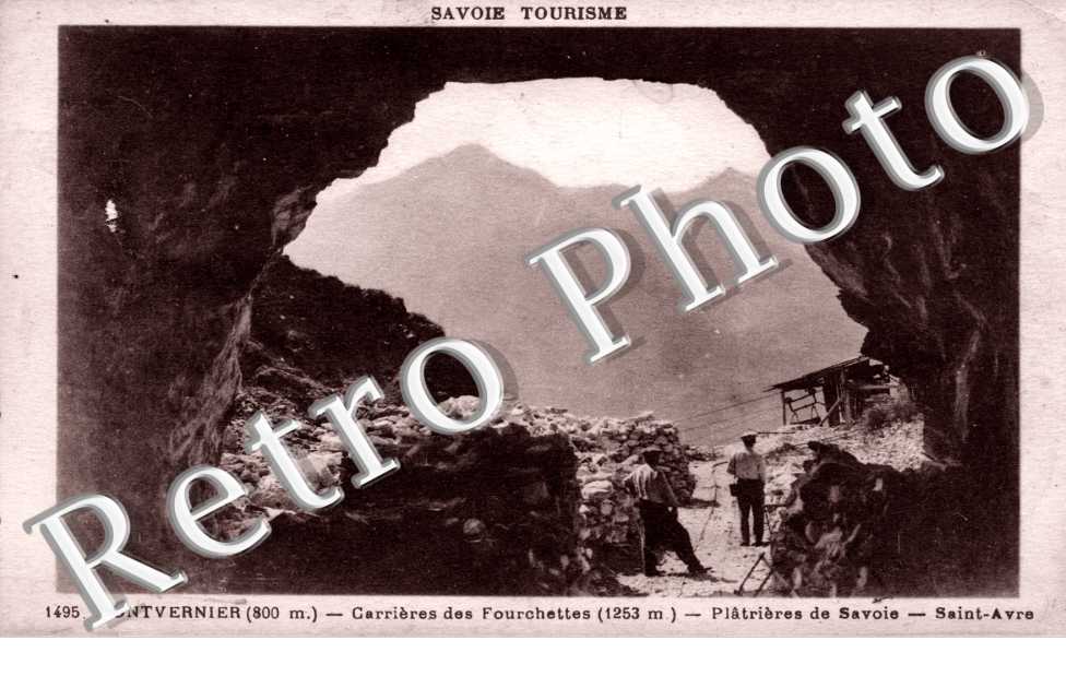Montvernier, Carrieres des Fourchettes, Platrieres de Savoie