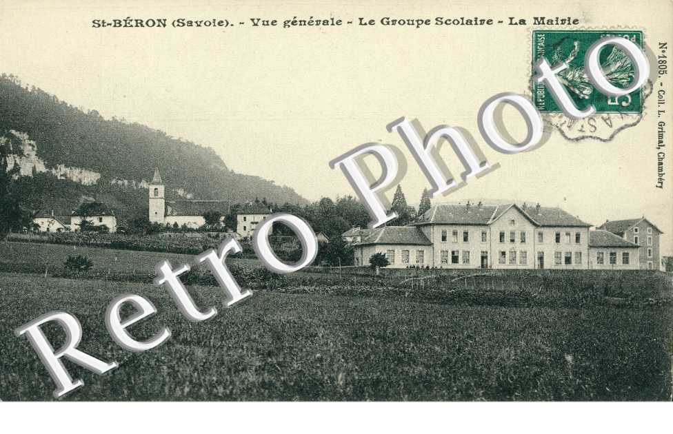 vue generale, le groupe scolaire, la mairie