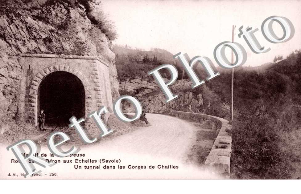 Route de Saint Beron aux Echelles, Tunnel dans les Gorges de Chailles