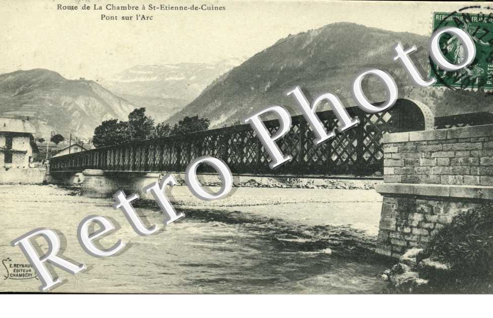 route de la Chambre, pont sur l'Arc