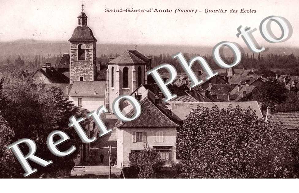 Saint Genix d'Aoste, Quartier des Ecoles