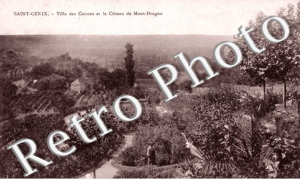 Saint Genix d'Aoste, Villa des Cannes et le Coteau de Mont Dragon
