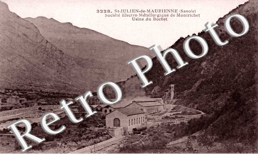 Société électro-métallurgique de Montrichet, Usine du Bochet
