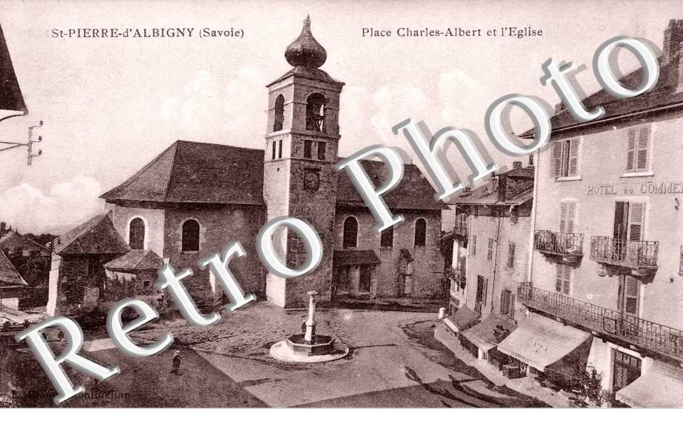 La Place Charles Albert et l'Eglise
