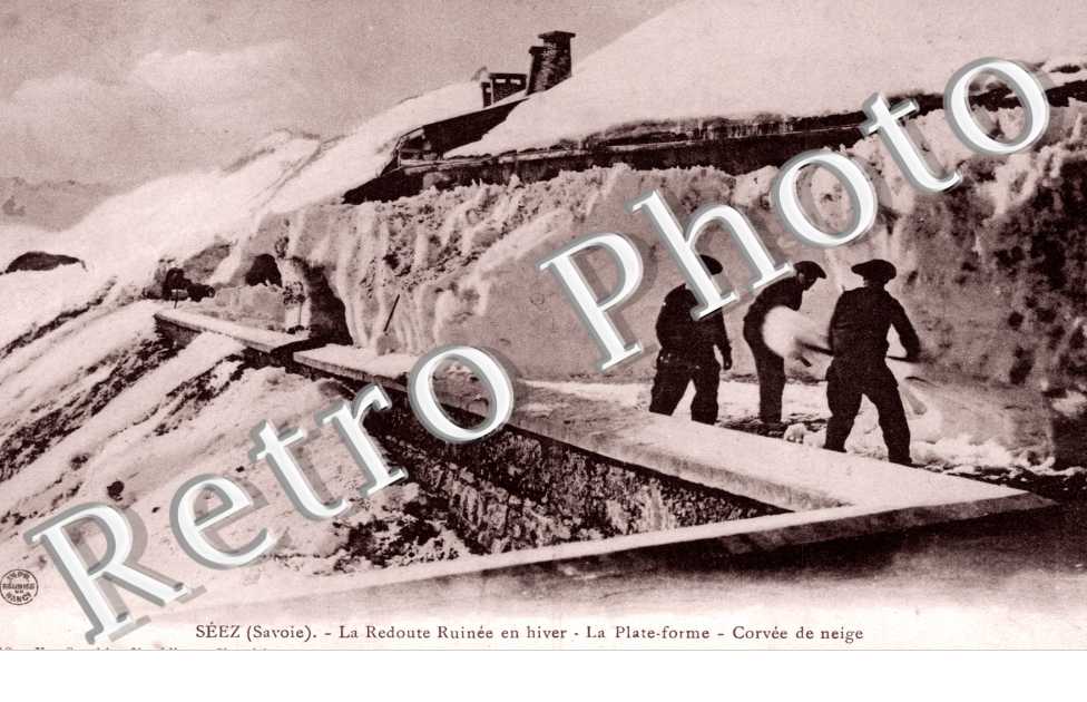 La Redoute ruinee en hiver