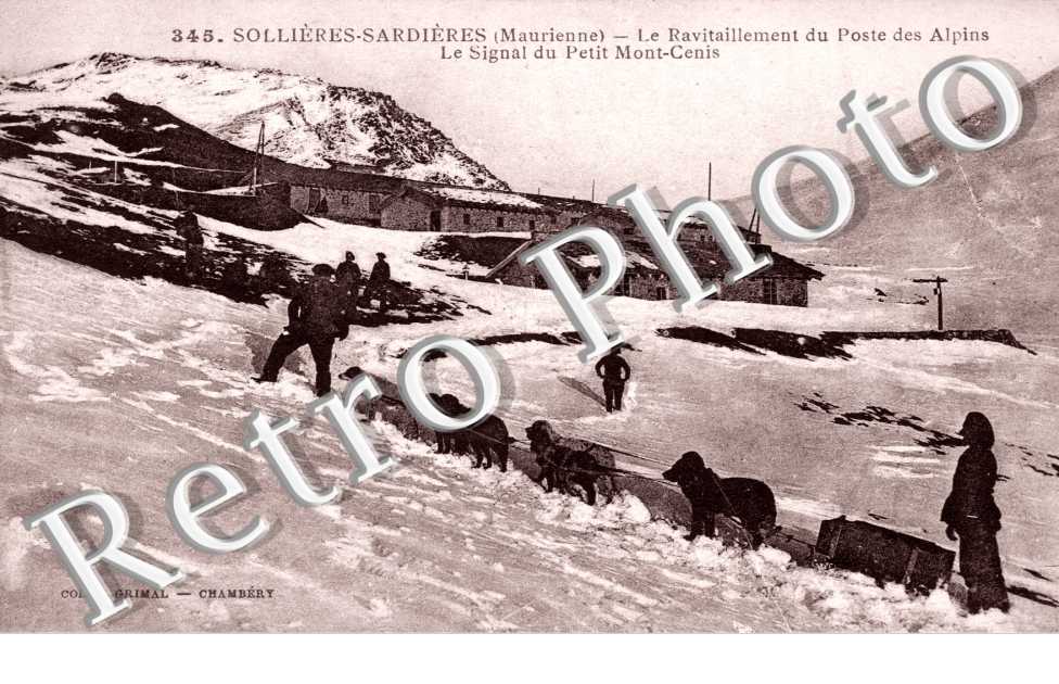 Le Ravitaillement du Poste des Alpins, le Signal du Petit Mont Cenis