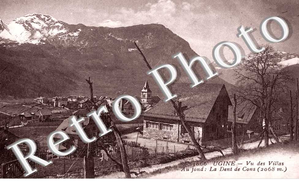 Vu des Villas et la Dent de Cons