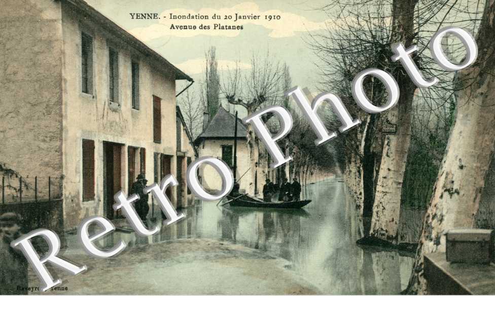 Inondations du 20janvier 1910, Avenue des Platanes