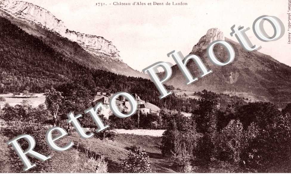 chateau d'Alex et dent de Lanfon