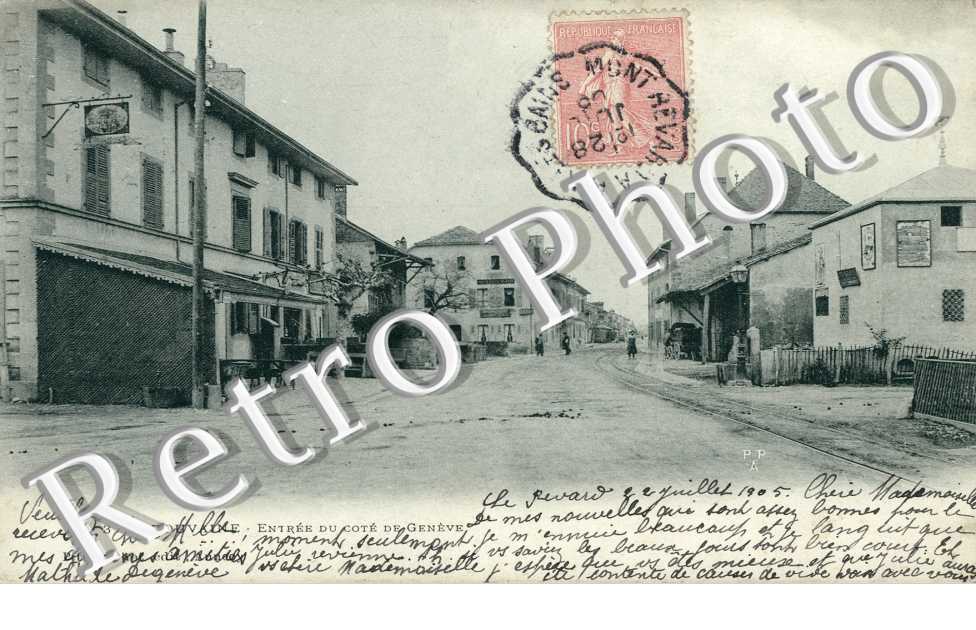Douvaine, Entree du cote de Geneve