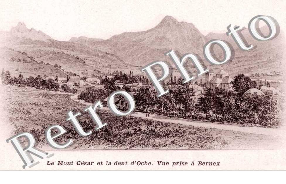 Le Mont Cesar et la Dent d'Oche