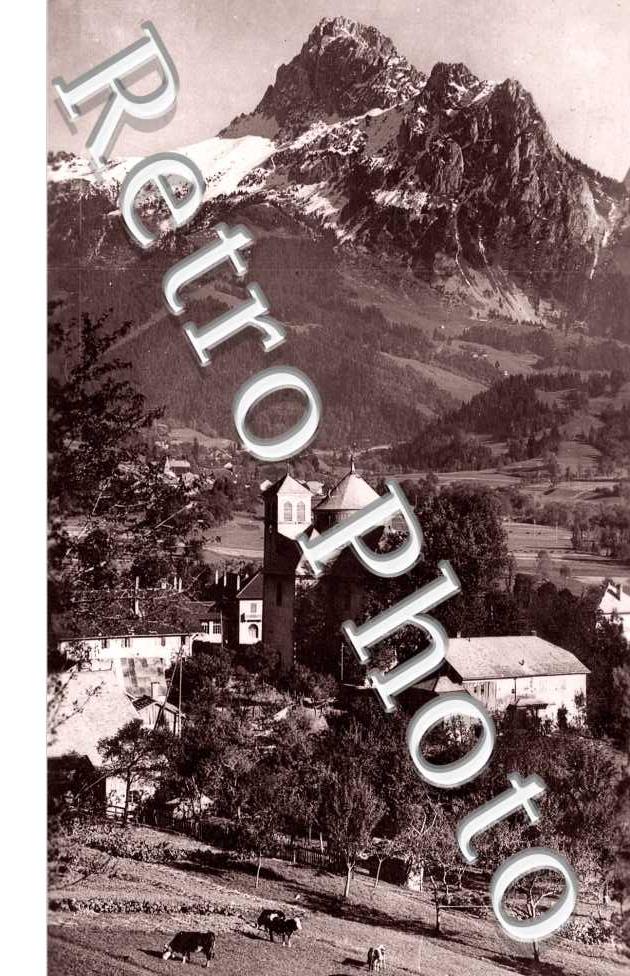 Le Village et la Dent d'Oche