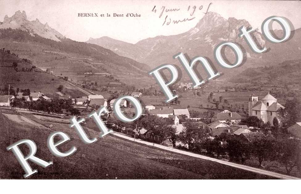 Vue generale et la Dent d'Oche