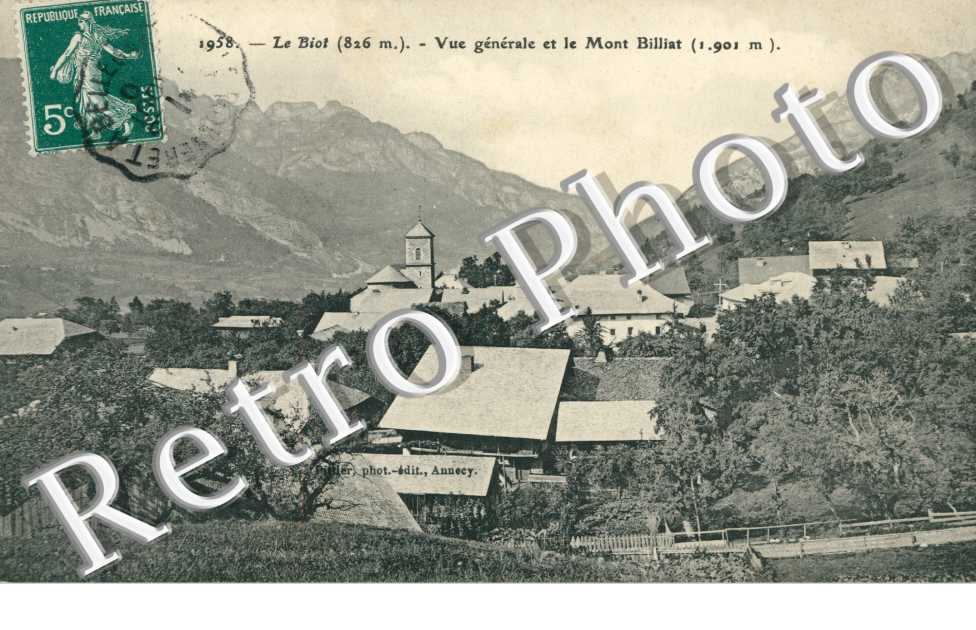 Vue generale et le Mont Billiat