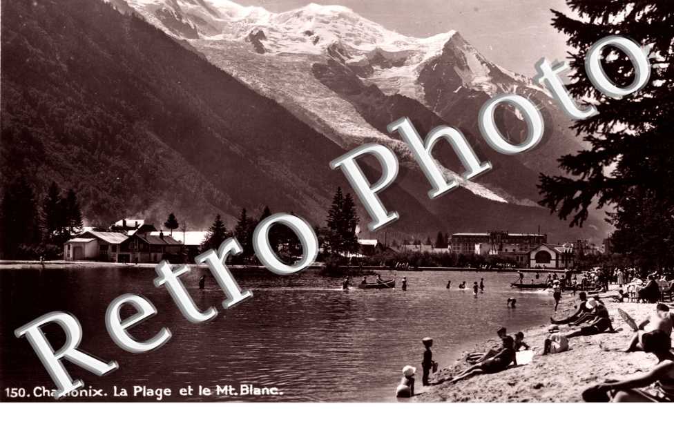 La Plage et le Mont Blanc 