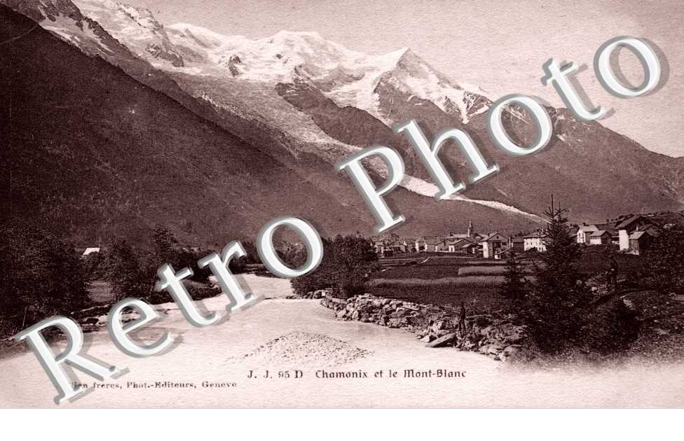 Chamonix et le Mont Blanc
