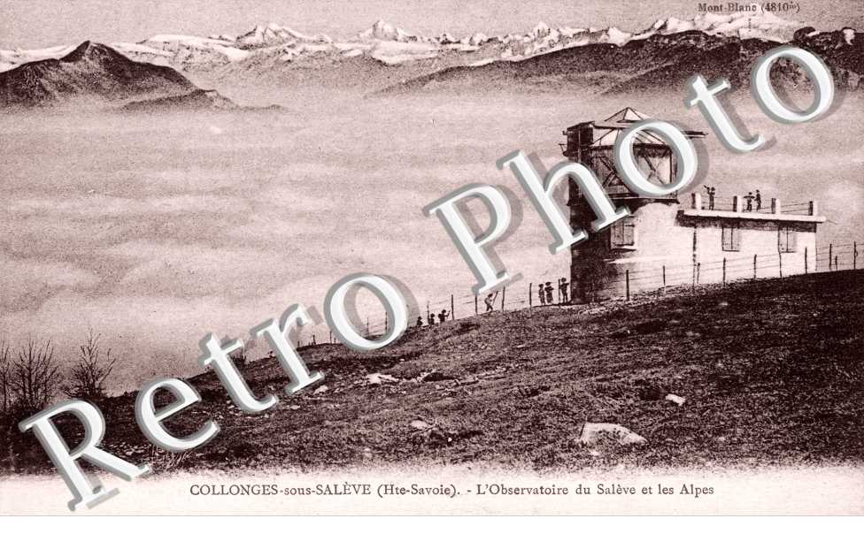 L'Observatoire du Saleve et les Alpes