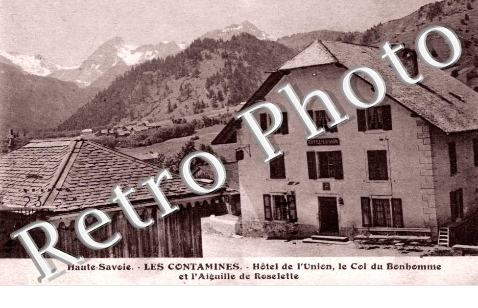 Hotel de l'Union, le Col du Bonhomme et l'Aiguille de Roselette