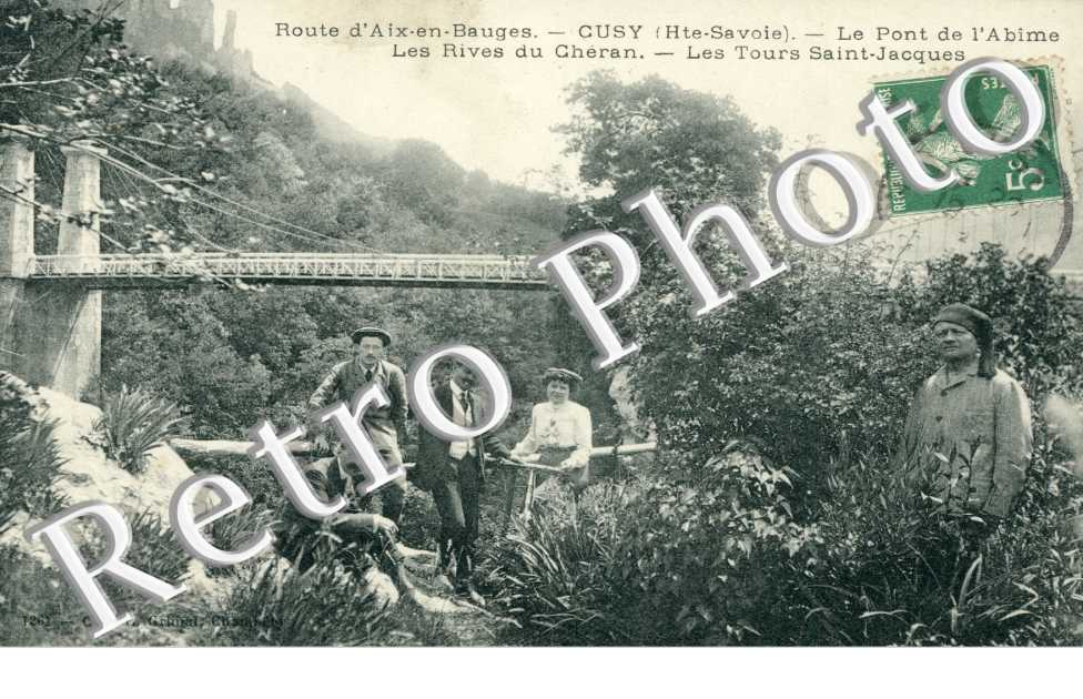 Le Pont de l'Abime, les Rives du Cheran, les Tours Saint Jacques