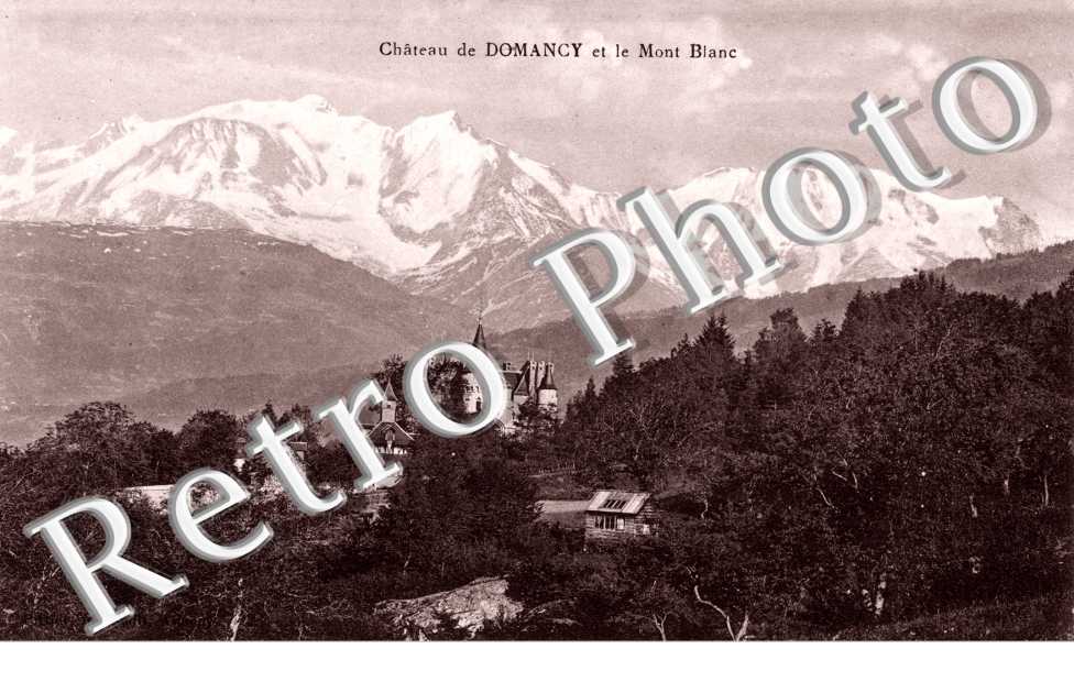Le Chateau et le Mont Blanc