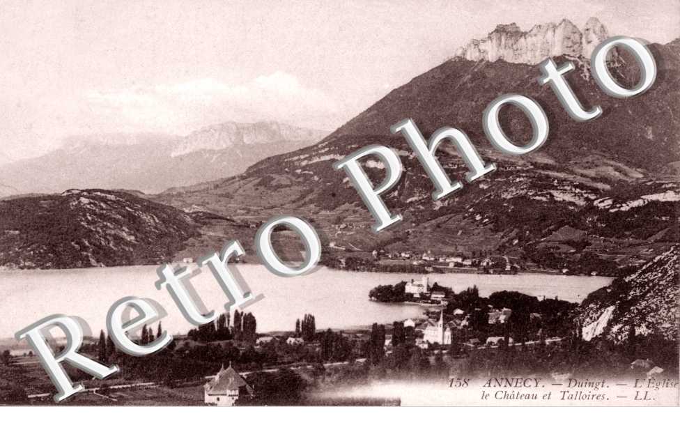 L'Eglise, le Chateau et Talloires   Col de Bluffy