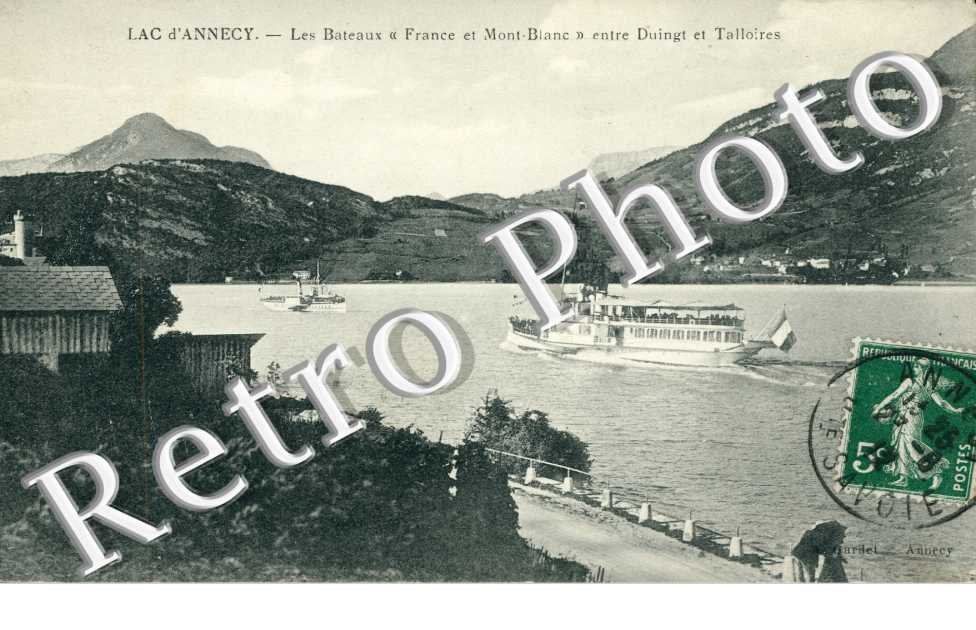 Les bateaux "France et Mont-Blanc"