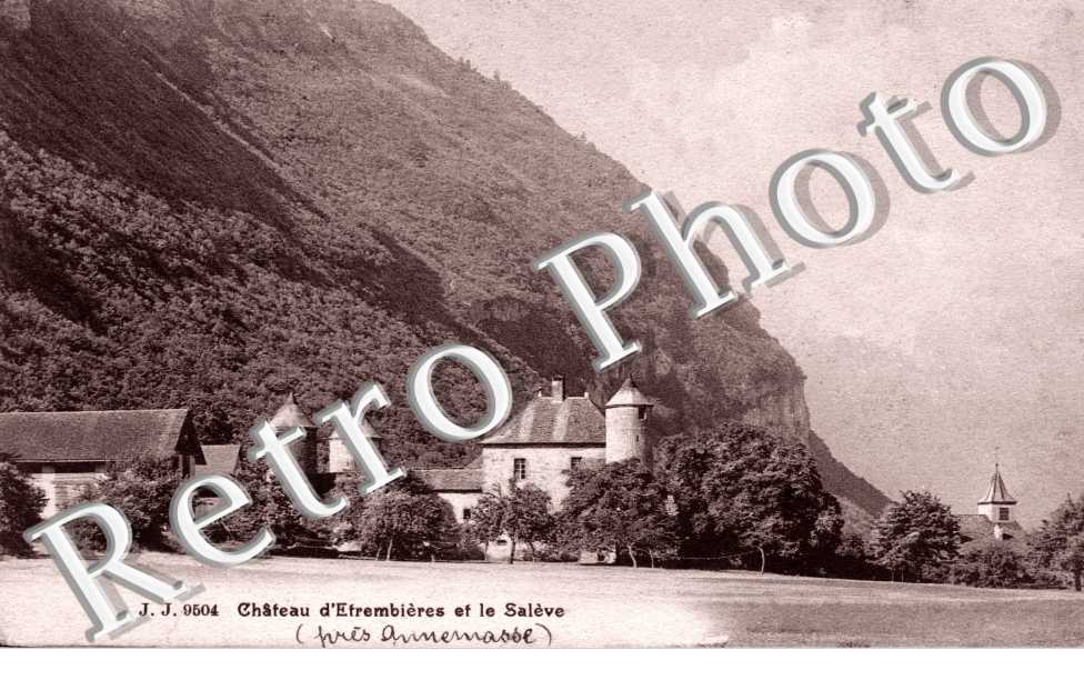 chateau d'Etrambieres et le Saleve