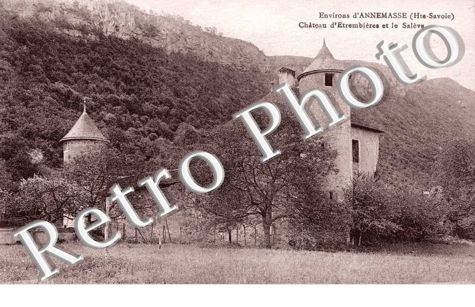 chateau d'Etrambieres et le Saleve