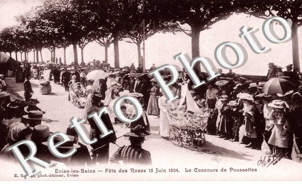 Fête des Roses, 19 Juin 1904, le Concours de Poussettes