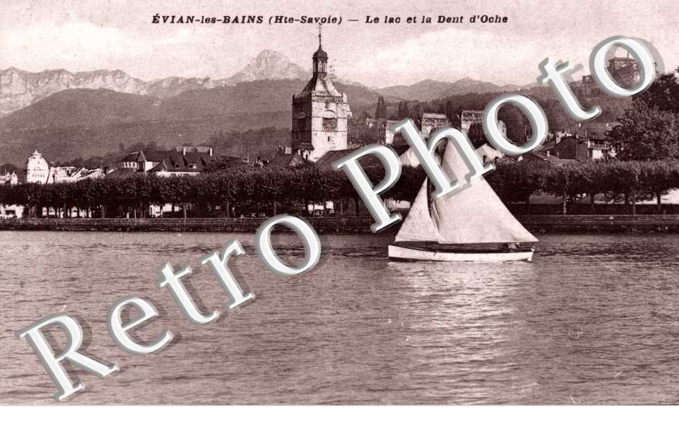 le lac et la Dent d'Oche