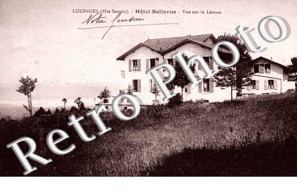 l'Hotel de Bellevue, Vue sur le Leman